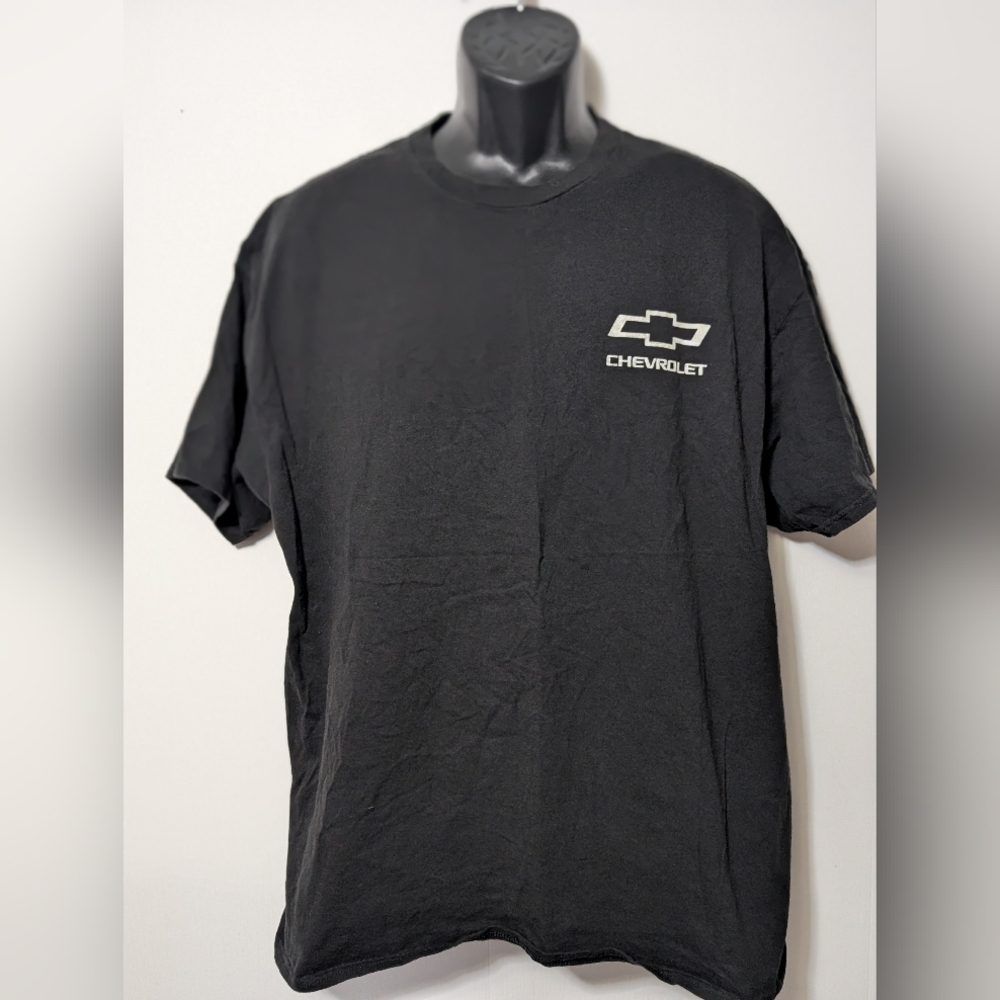 Men's Chevrolet General Motors Camouflage Camo Black Buckwear T-shirt Size 2XL